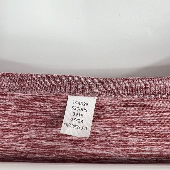 Velocity Womens Heathered Workout Short Sleeve - Picture 2 of 9